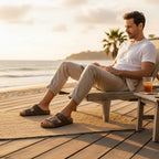 Capone Double Band Buckle Men Sandal