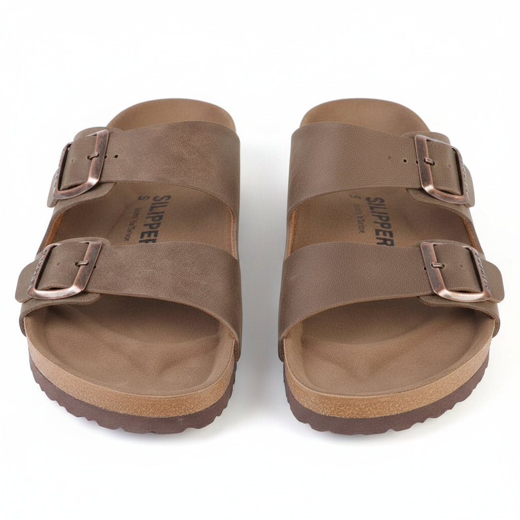 Capone Double Band Buckle Men Sandal