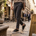 Capone Skippy Genuine Leather Suede Lace-Up Genuine Leather Lined Men Sneaker