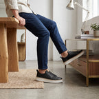 Capone Skippy Genuine Leather Suede Lace-Up Genuine Leather Lined Men Sneaker